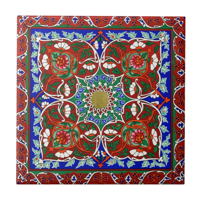 Vintage Dekor Design Fliese (Vorderseite)