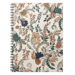 Vintage-Dekor Paisley nahtloses Muster klein Notizblock
