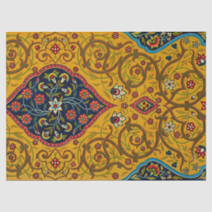 Vintage Dekoration Persischer Blumenkunst Seidenpapier