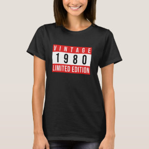Vintage-Dekoration zum 45. Geburtstag Vintage 1980 T-Shirt