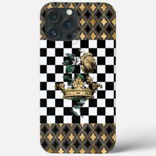 Vintage-Dekorationskrone & Rose Case-Mate iPhone Hülle