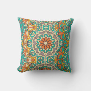 Vintage dekorative Elemente: nahtloser orientalisc Kissen