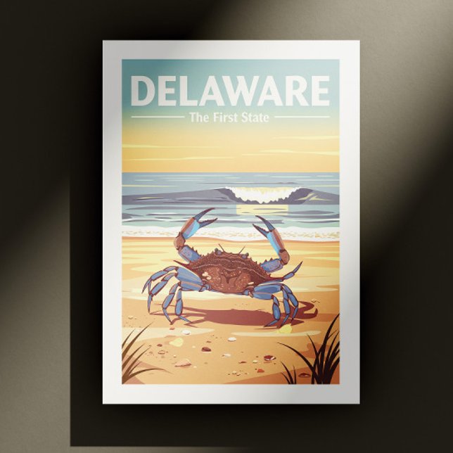 Vintage Delaware Postkarte (Von Creator hochgeladen)