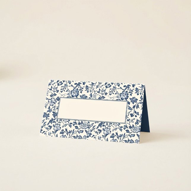 Vintage Delsoftware mit Handschriftenplatz Platzkarte (Vintage Delftware with Handwriting space Place Card.)