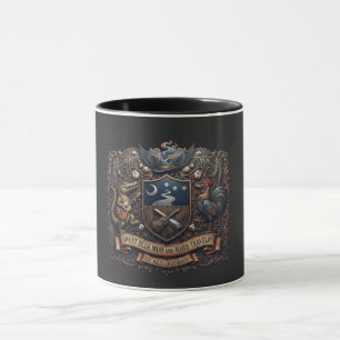 Vintage-Delta-Blues-Alligator- und Hahn-Musik-Kaff Tasse