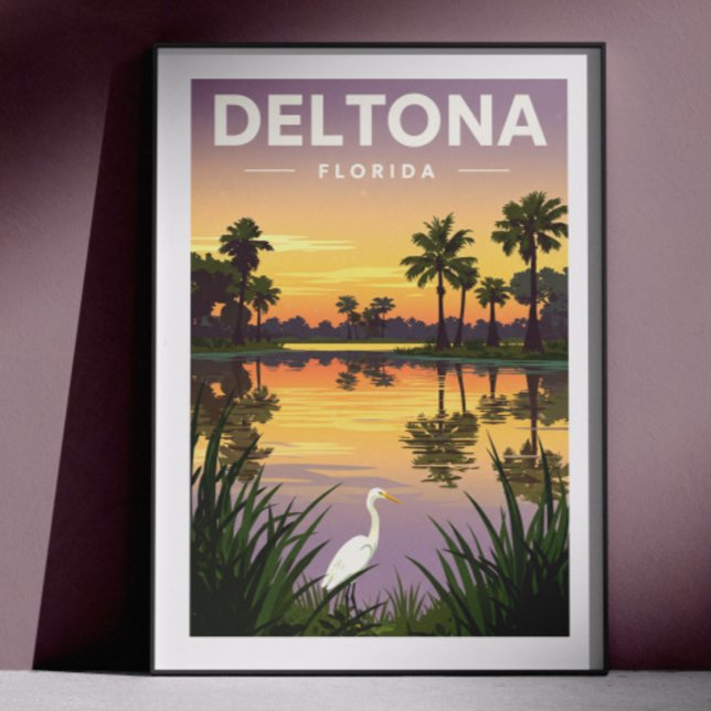 Vintage Deltona Florida Poster (Von Creator hochgeladen)