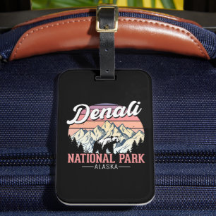 Vintage Denali National Park – Alaska Reise Gepäckanhänger