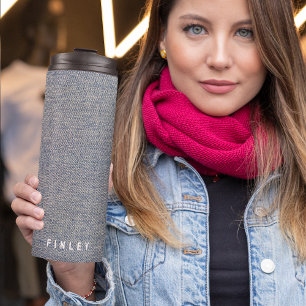 Vintage-Denim-Blaujeans-Look Thermosbecher