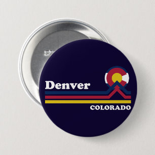 Vintage Denver Colorado Button