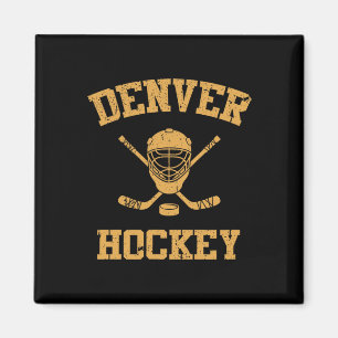 Vintage Denver Eishockey Magnet