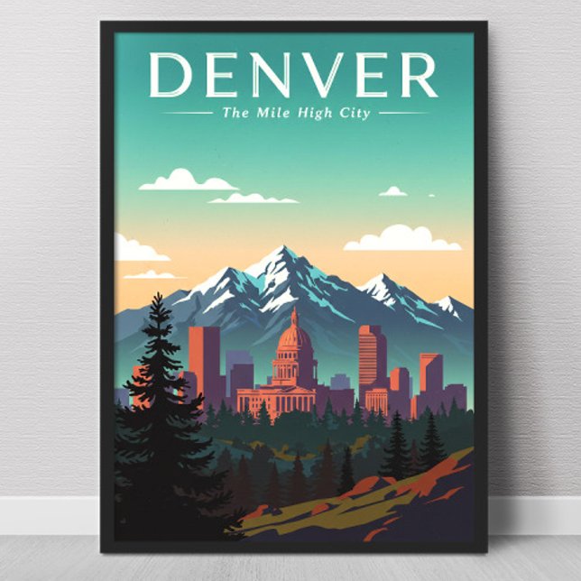 Vintage Denver Poster (Von Creator hochgeladen)