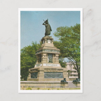 Vintage Der letzte Azteken-Kaiser Postkarte