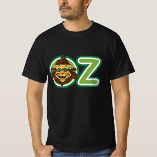 Vintage Der Zauberer von Oz, Löwe im Buchstaben O T-Shirt