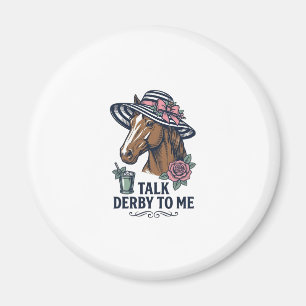 Vintage Derby Pferde Hut Rede Derby Mit Mir Design Magnet