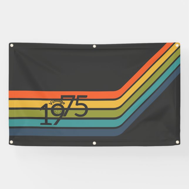 Vintage-Design-Party 1975 Banner (Horizontal)