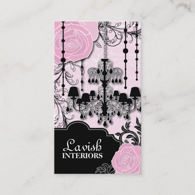 Vintage Designer-Geschäfts-Karten Visitenkarte (Vorderseite)