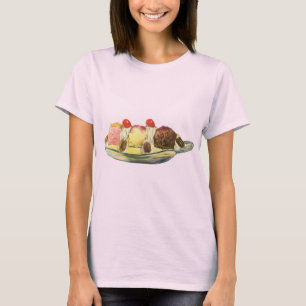 Vintage Desserts, Kirschen aus Bananengeflecht T-Shirt
