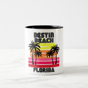 Vintage Destin Strand Florida Zweifarbige Tasse