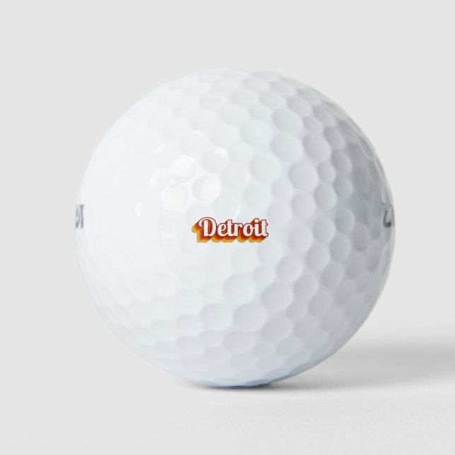 Vintage Detroit Golfball (Vorderseite)