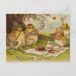 Vintage Deutsch-Ostern-Postkarte Feiertagspostkarte