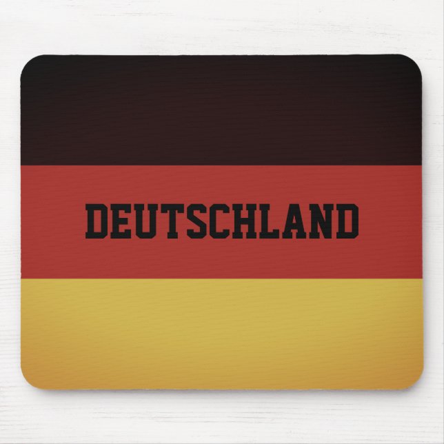 Vintage deutsche Fahne der deutschen Mäuse Pad Mousepad (Vorne)