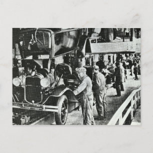 Vintage deutsche Kfz-Postkarte Postkarte