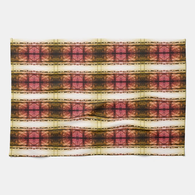 Vintage deutsche Mauer Geschirrtuch (Horizontal)