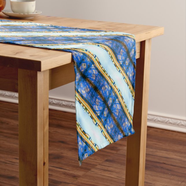 Vintage deutsche Mauer Kurzer Tischläufer (Beispiel)