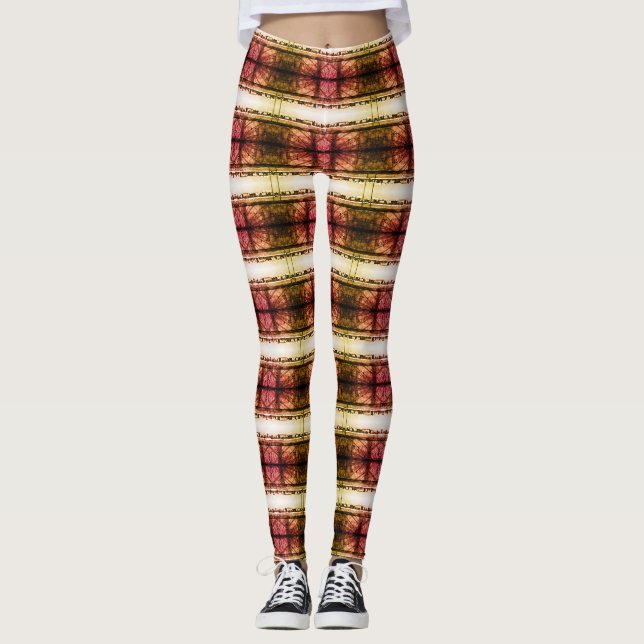 Vintage deutsche Mauer Leggings (Vorderseite)
