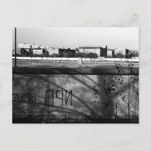 Vintage deutsche Mauer Postkarte