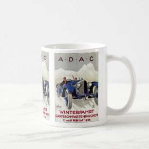 Vintage Deutsche Straßenrennreklame Tasse