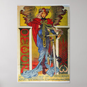 Vintage deutsche Werbung Poster