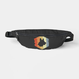 Vintage Deutscher Schäferhund Bauchtasche