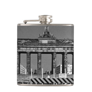 Vintage Deutschland Berlin Brandenburger Tor Flachmann