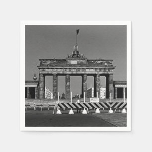 Vintage Deutschland Berlin Brandenburger Tor Serviette