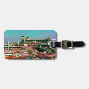 Vintage Deutschland Berlin Flughafen Tegel Gepäckanhänger