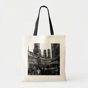 Vintage Deutschland München Frauenkirche Frauenpla Tragetasche