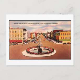Vintage Dexter Avenue, Montgomery AL Postkarte