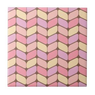 Vintage Diagonalrechtecke Eiscreme Fliese