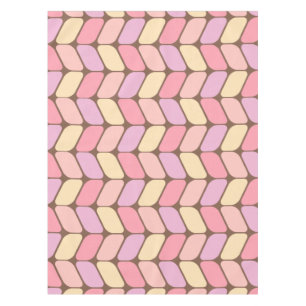 Vintage Diagonalrechtecke Eiscreme Tischdecke