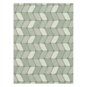Vintage Diagonalrechtecke grün Tischdecke
