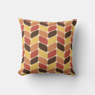 Vintage Diagonalrechtecke Herbst Kissen
