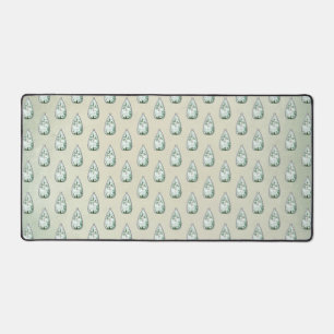 Vintage Diamant-aquamarine Nashörner viktorianisch Schreibtischunterlage