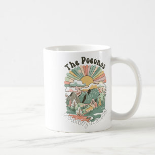 Vintage Die Poconos Pennsylvania Berge Wandern Kaffeetasse