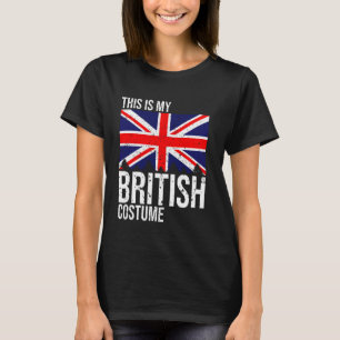 Vintage Dies ist mein britisches Flaggen-Kostümdes T-Shirt