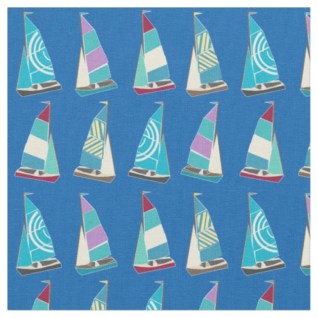 Vintage-Dinghies Stoff (Nahaufnahme)