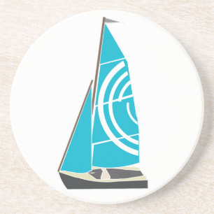 Vintage-Dinghy Getränkeuntersetzer
