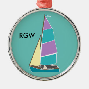 Vintage-Dinghy Ornament Aus Metall