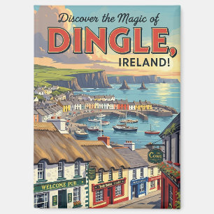 Vintage Dingle Irland Reise Magnet