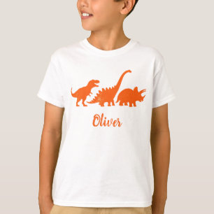 Vintage-Dinosaur-Silhouetten T-Shirt